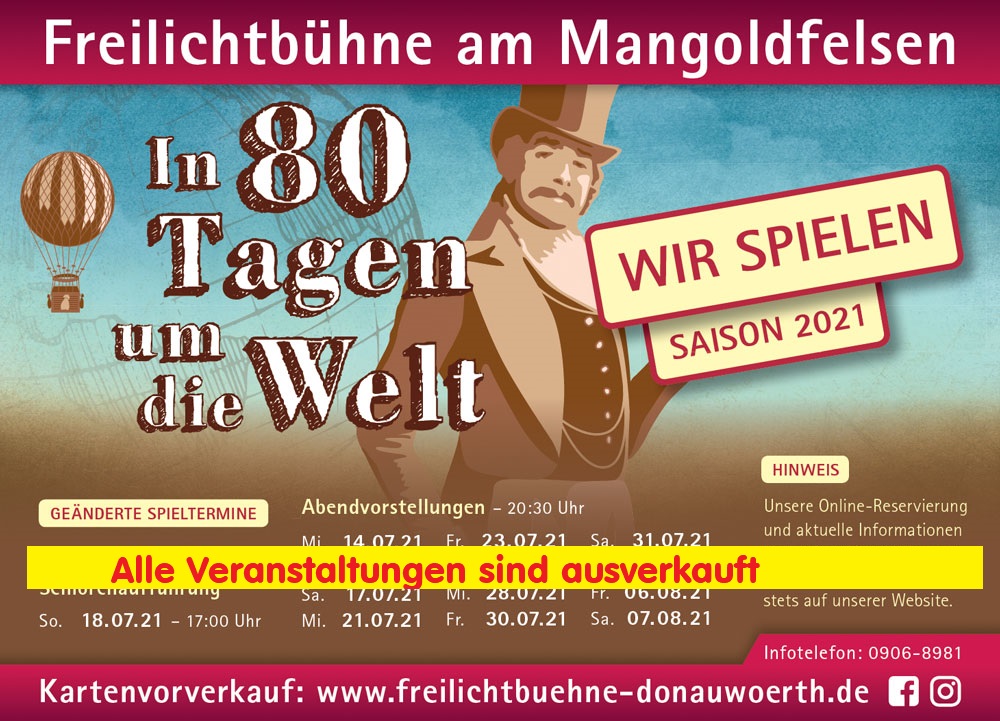 80 Tage Anzeige Website ausverkauft